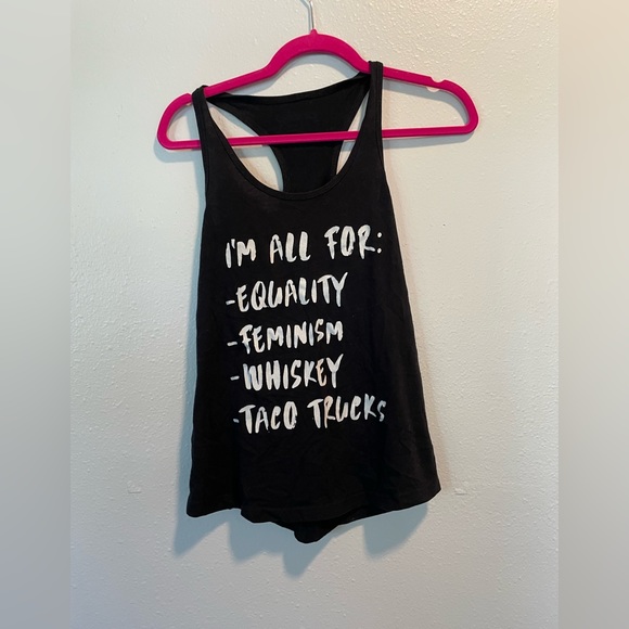 Women’s Taco Feminism Whiskey Equality Tank Top - Picture 8 of 9